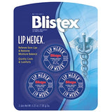 Blistex Lip Medex Balm, 0.25 oz, Pack of 3