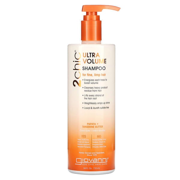 Giovanni 2Chic Ultra Volume Shampoo Papaya 24oz