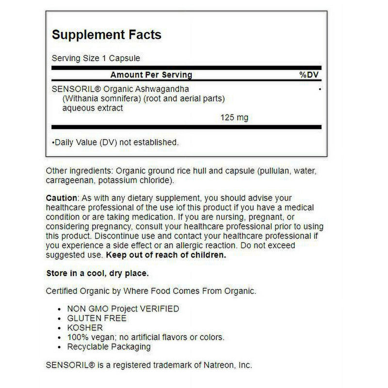 New Chapter Ashwagandha Force Vegetable Capsules 60ct