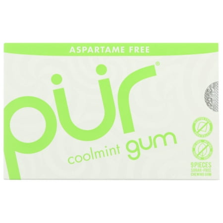 Pur Gum Aspartame Free Coolmint 9ct