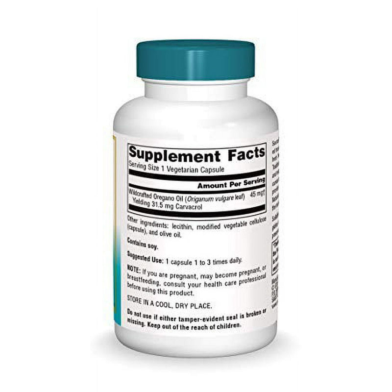 Fuente de aceite natural de cápsulas de orégano 30ct