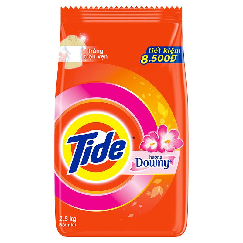 Tide Plus Downy Laundry Powder Top Loader Bag 2.5kg