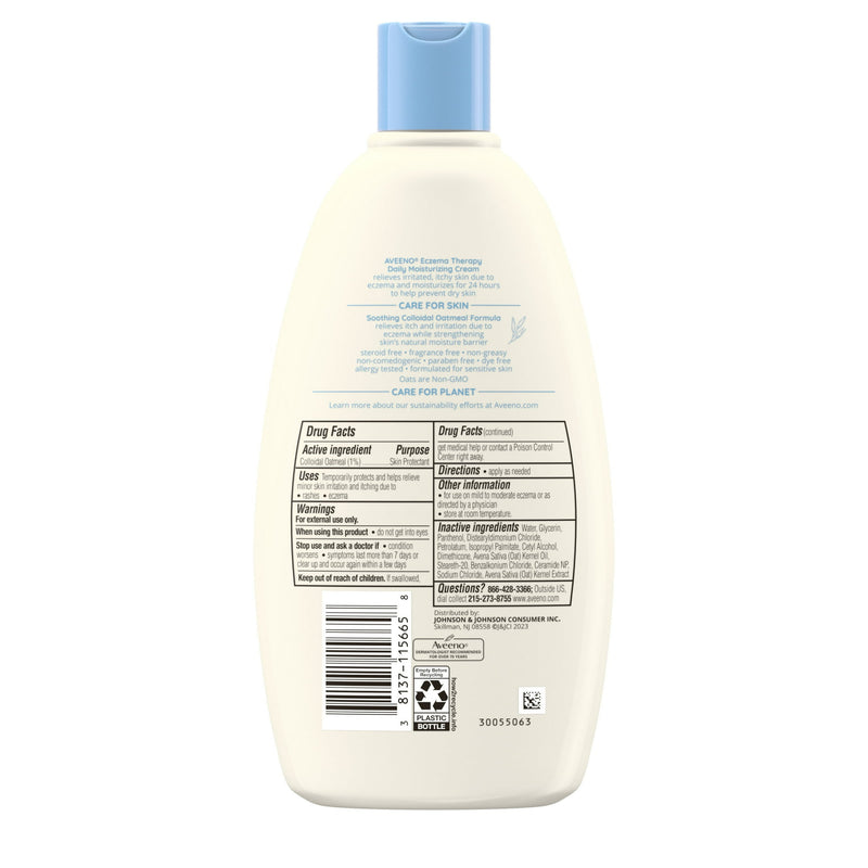 Aveeno Eczema Therapy Moisturizer Cream 12oz