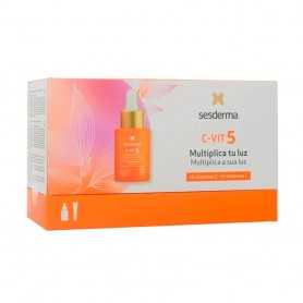 Pack Sesderma Cofre C-vit 5 Serum + Fluido Luminoso 10 ml 30 ml