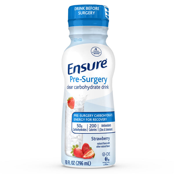 Ensure Pre-Surgery Clear Drink  50 Grams Carbohydrates  Strawberry  10 Fl Oz