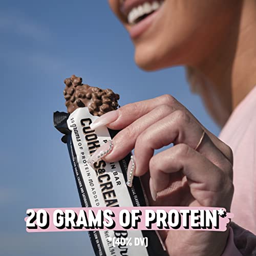 Barebells Cookies & Cream Protein Bars, 20 g Protein, 1.94 oz, 12 ct