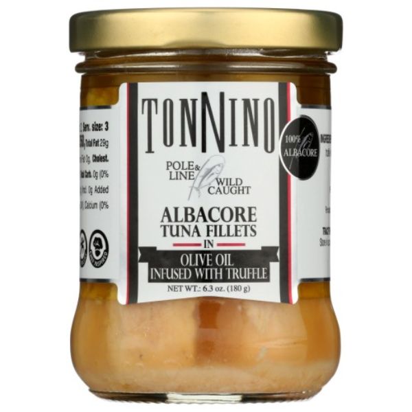 Albacore Tuna Fillet in Olive Oil with Truffle Seafood 6.3 Oz