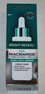 L'Oreal Paris Bright Reveal 12% Niacinamide Dark Spot Serum - 1 Fl Oz