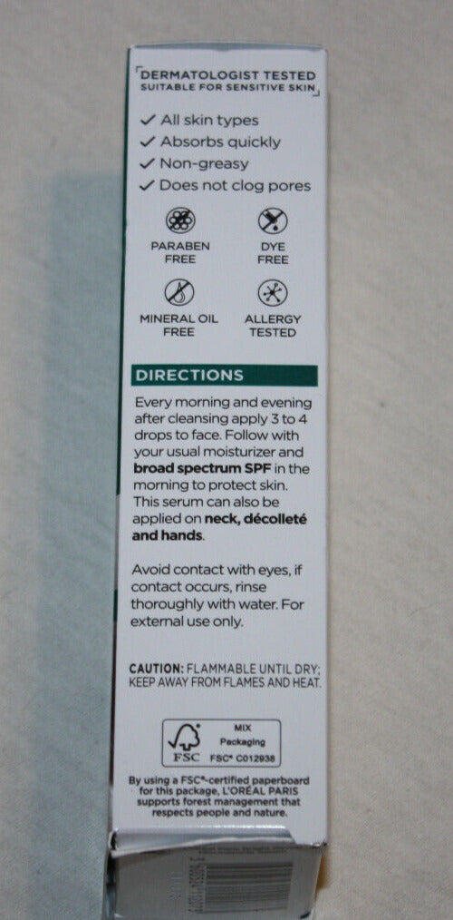 L'Oreal Paris Bright Reveal 12% Niacinamide Dark Spot Serum - 1 Fl Oz