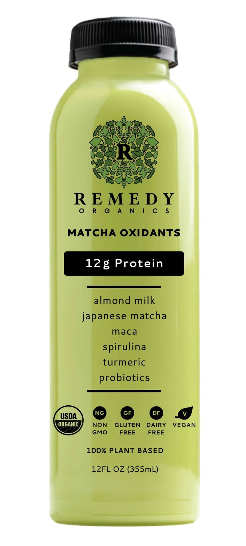 Remedy Organics Matcha Oxidants, 12 fl oz