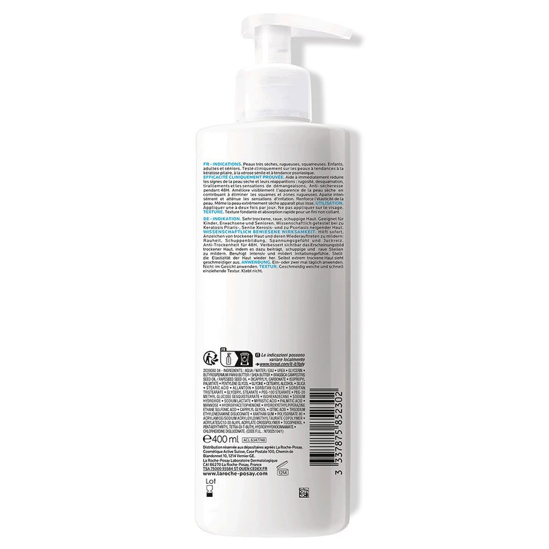 La Roche Posay Lipikar Urea Smoothing Body Lotion 13.52oz