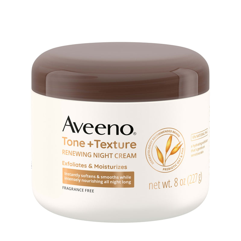 Aveeno Tone + Texture Renewing Night Cream 8oz