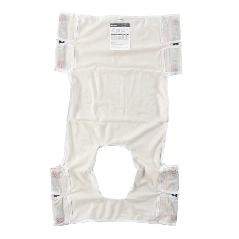 Drive Medical Polyester Mesh Patient Lift Sling With Commode Cutout