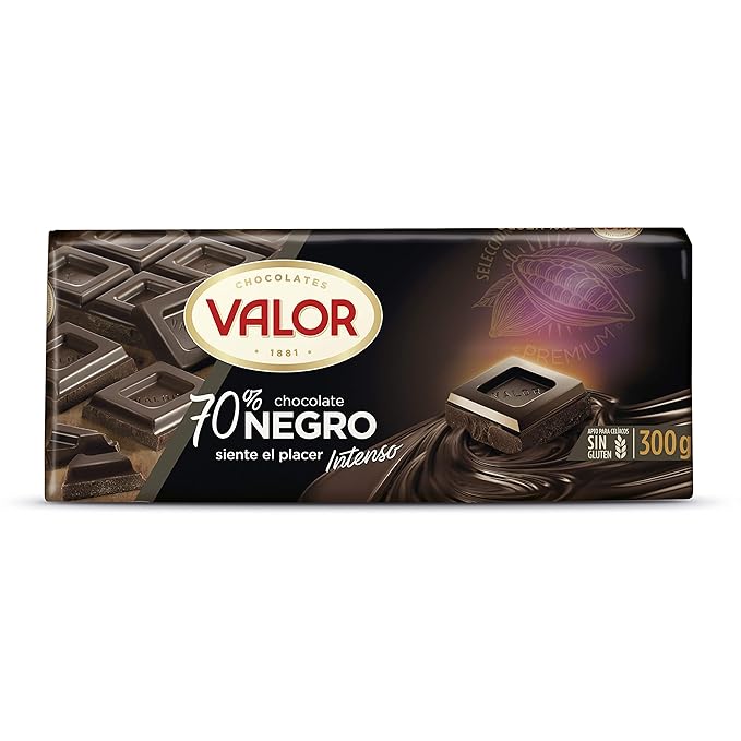 Valor 70% Cacao Dark Chocolate 10.58Oz