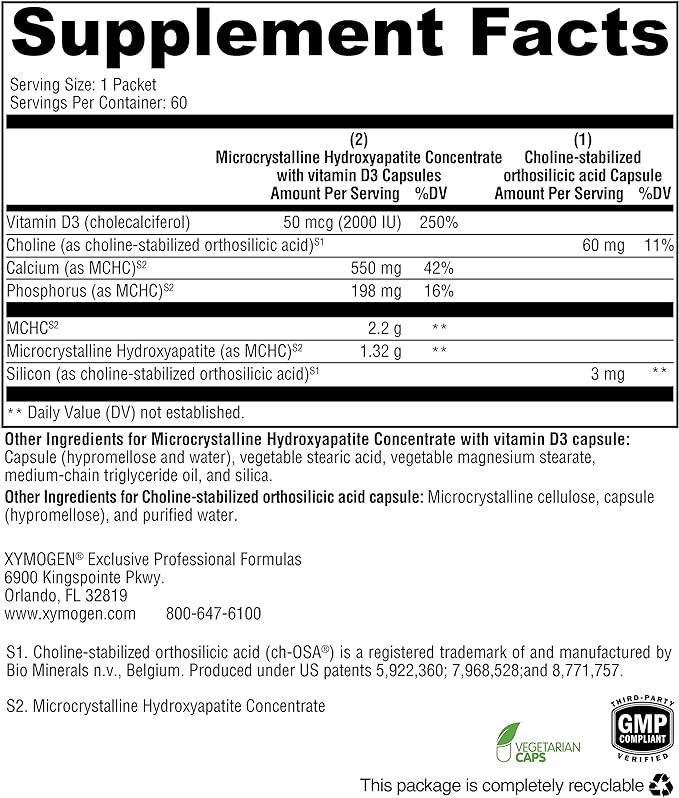 Paquetes Osaplex Xymogen 60ct