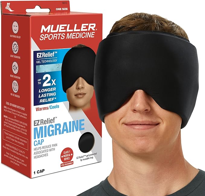 Mueller ez relieve migraine gorra