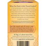 Yogi Throat Comfort Tea Bags 16ct