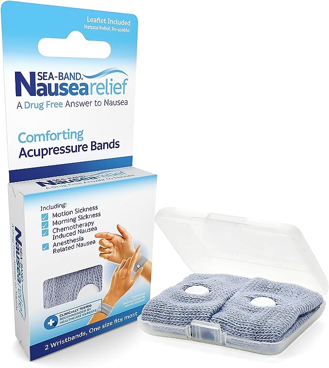 Sea-Band Acupressure Nausea Relief Wrist Bands