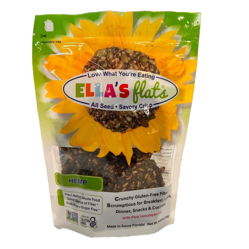 Ella’s Flats Hemp Savory Crisp 6oz