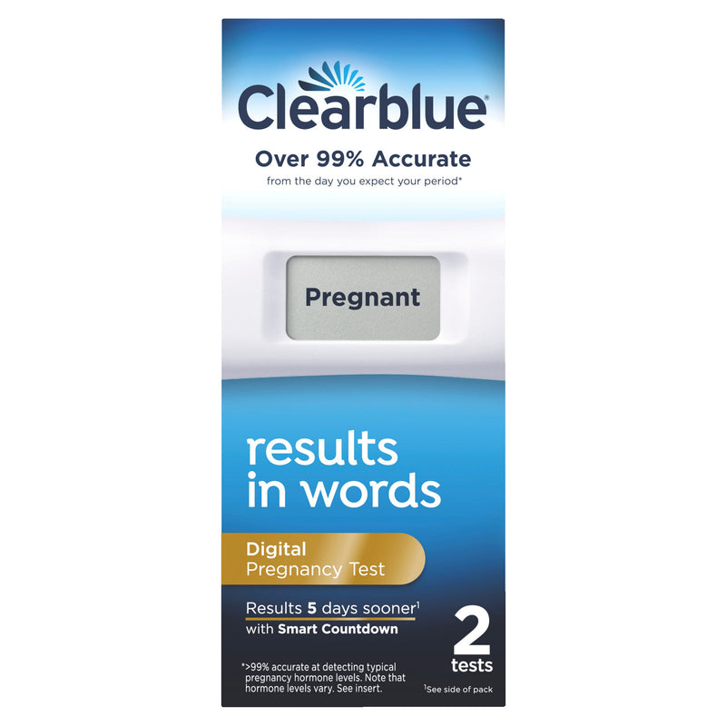 Clearblue, Digital Pregnancy Test, 2 Count