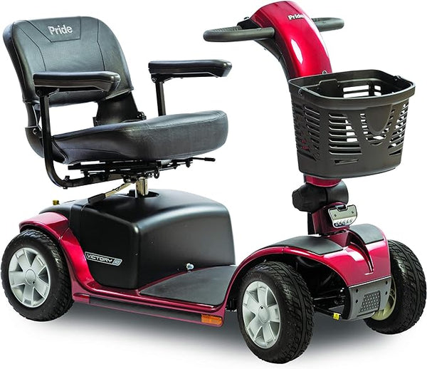 Pride Victory10 Scooter 4 Wheel Red