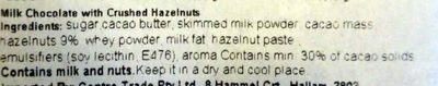 Milka Hazelnut Chocolate Bar