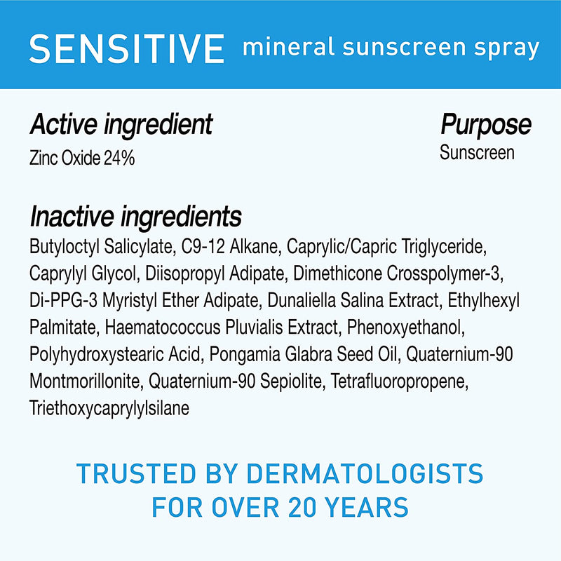 BLUE LIZARD SENSITIVE SPF 50 + 4.5 Oz