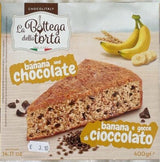 Banana Soft Cake With Dark Chocolate Nibs Banana E Gocce Di Cioccolato 400 g