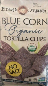 Brad's Organic Blue Corn Tortilla Chips 8 Oz