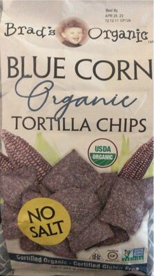 Brad's Organic Blue Corn Tortilla Chips 8 Oz