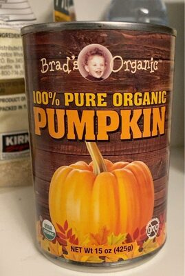 Brad's Organic Canned Pumpkin Pure 15oz