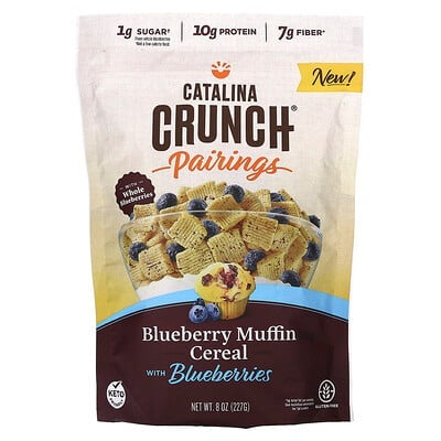 Catalina Crunch Pairings Blueberry Muffin Protein Breakfast Cereal, 8 oz