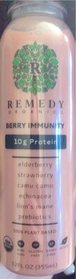 Remedy Organics Berry Immunity Beverage 12 oz
