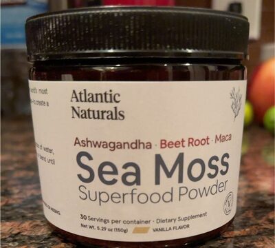Atlantic Naturals Organic Sea Moss Superfood Powder 5.5 oz