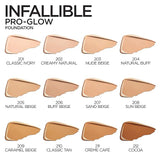 Loreal Infallible Pro-Glow SPF Liquid Foundation 1.0oz