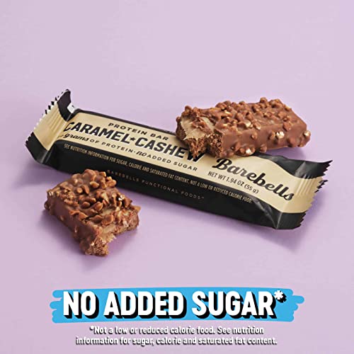 Barebells Caramel Cashew Protein Bars, 20 g Protein, 1.94 oz, 12 ct