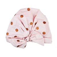 ELEVATED SHOWER CAP - BLUSH DOT by Kitsch