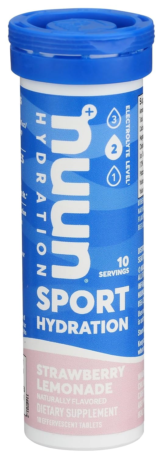 Nuun Sport Hydration  Strawberry Lemonade 10 Tablets