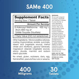 Jarrow Formulas SAM-e, Promotes Joint Strength, Mood and Brain Function 30 Tablets