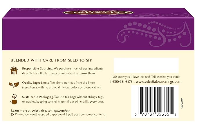 Celestial Seasonings Wild Berry Zinger Tea Bags 20ct