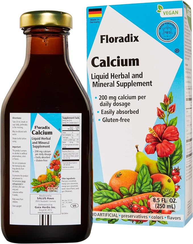 Floradix Calcium Liquid Mineral 8.5oz