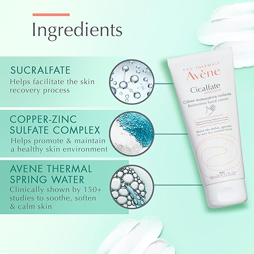 Avene Cicalfate Hand Cream 3.3oz