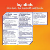 Delsym Cough+ Chest Congestion Dm Cherry Liquid 6oz