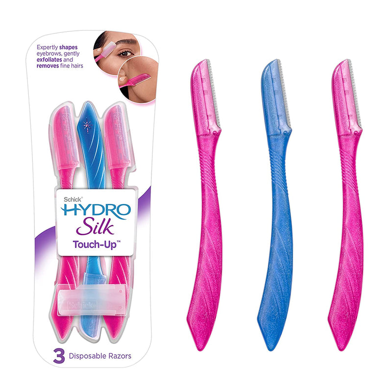 SCHICK HYDRO SILK TOUCH UP RAZOR X 3