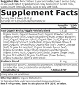 Garden Of Life Organic Raw Probiotics Kids Cooler Powder 3.57oz