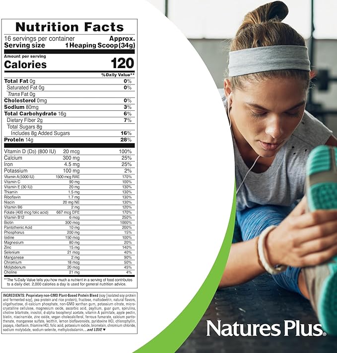 Nature's Plus Spirutein Banana Protein 1.2lb