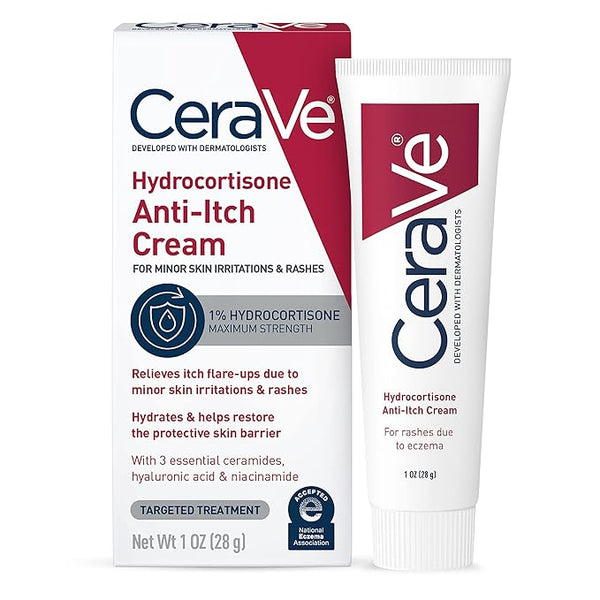 Cerave Hydrocortisone Anti-Itch Cream 1oz