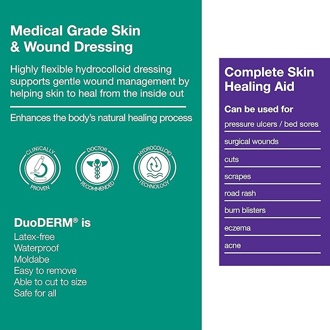 Convatec Duoderm CGF Hydrocolloid Dressing 6" x 6" 187661