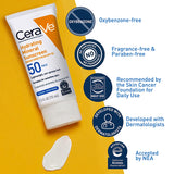 Cerave hidratante protector solar SPF50 cara 2.5 oz