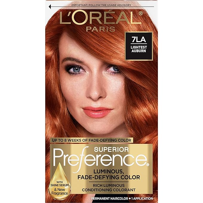 Loreal Superior Preference 7La Lightest Auburn